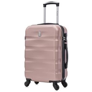 CELIMS - Valigia Bagaglio a Mano Oro Rosa Approvata da Oltre 100 Compagnie Aeree | Ultra Leggera e Rigida | Trolley Bagaglio a Mano 55x40x20 | Valigia Cabina