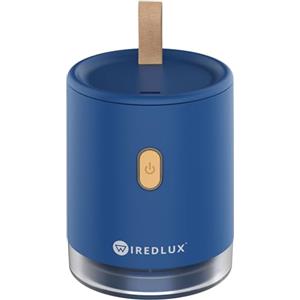 WiredLux Leva Pelucchi Elettronico per Vestiti, Lana e Maglioni - Levapelucchi Elettrico Ricaricabile Portatile - Ricarica USB-C - Togli Pelucchi con Doppia Protezione (Blu Oslo)
