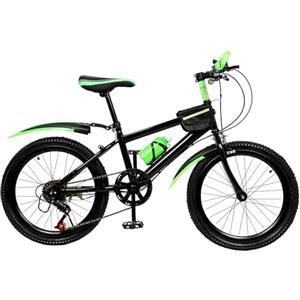 Shioucy bicicletta da mountain bike 20 pollici, per turismo e trekking, da uomo e donna, portata 85 kg, colore: verde