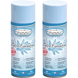 FEI FAN Hygienfresh Deodorante Spray Salvatessuti con Formula Mangiaodori in 13 Fragranze Intense a Lunga Durata, Elimina Cattivi Odori, Utilizzabile su Tutti i Tessuti, 150ml (Talco Fiorentino, 2 Unità)