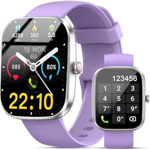 Matast smartwatch uomo donna con funzione telefono, 1.91" orologio fitness donna 110+modalità sport IP68 impermeabile orologio sportivo Smart Watch con contapassi, frequenza cardiaca, SpO2
