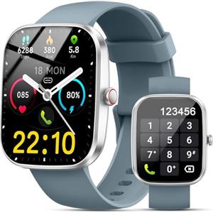 Matast smartwatch uomo donna con funzione telefono, 1.91" orologio fitness donna 110+modalità sport IP68 impermeabile orologio sportivo Smart Watch con contapassi, SpO2, monitor sonno, frequenza cardiaca
