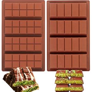 Webake Stampo in silicone per cioccolato, piccolo Dubai, 2 pezzi, per cioccolato, caramelle, gelatina