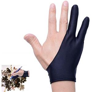 Garkup Guanto da artista per tablet da disegno, guanto da dito, per tavolette grafiche e tavolette luminose Artist Glove - s 4 pack