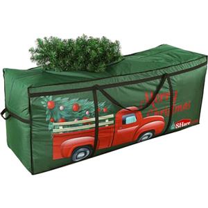 SHareconn Sacca per Albero di Natale, Borsa Oxford 600D Grande, Resistente e Impermeabile con Manici Rinforzati, Adatta per Alberi di Natale Artificiali Fino a 270 cm e Palline di Natale, Verde