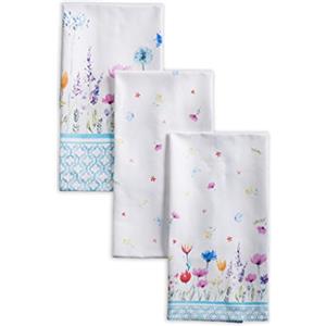 Maison d' Hermine Flower in The Field, set di 3 asciugamani da cucina multi-purpose, asciugamani da bar, primavera/estate (50 cm x 70 cm)