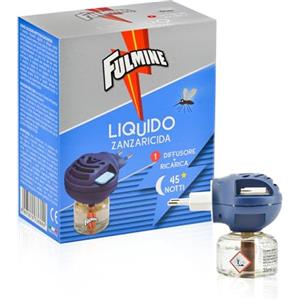 HW CASA Antizanzare Elettrico-Made in Italy-35ML Ricarica Liquido, Protezione 45 Notti, Antizanzare giardino, Azione Rapida contro Zanzare Comuni e Tigre e Mosche