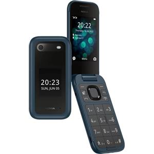 Nokia OUTLET - 2660 Flip - Telefono Cellulare Dual SIM Display 2.9 Batteria 1450 mAh Fotocamera con 4G Radio FM e Bluetooth colore Blu - Ricondizionato