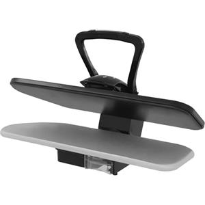 binxun Pressa a vapore intelligente da 36 pollici, professionale da 2200 W, con controllo della temperatura touch LCD, grande pressa da stiro a vapore per famiglie e negozi di abbigliamento (nero)