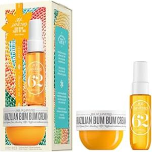 Sol de Janeiro Brazilian Bum Bum Party of Two, set per la cura del corpo con Bum Bum Cream 75 ml e Cheirosa 62 profumo 30 ml, collezione Holiday