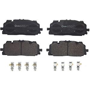 BREMBO P 85 165 Kit Pastiglie Freno Anteriori - Conforme ECE-R90, Sistema Akebono, Predisposto per Indicatore di Usura