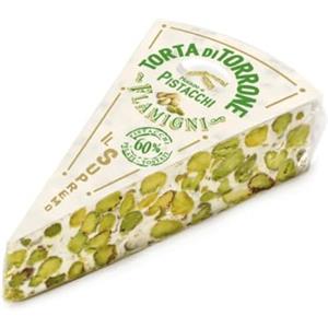 Flamigni Torrone Flamigni Torta di Torrone Morbido ai Pistacchi 60% Fetta da 150 g