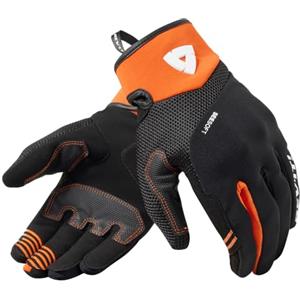REV'IT! Revit Endo Guanti da moto, nero/arancione, XL