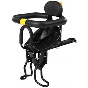 Gecheer Seggiolino per Bici per Bambini, Seggiolino per Bici da Montaggio per Bambini, Sedile Anteriore per Bambini, Adatto per Bambini da 8 Mesi a 7 Anni Sotto i 25 kg