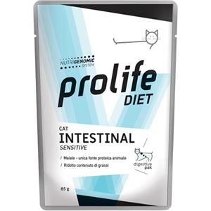 Prolife Cat Diet Wet Intestinal - Cibo Umido per Gatti 85 g, Alimento Dietetico Completo per Patologie Gastrointestinali