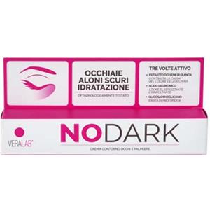 VERALAB NO DARK Crema contorno occhi e palpebre 15 ml - Idratante e antiocchiaie