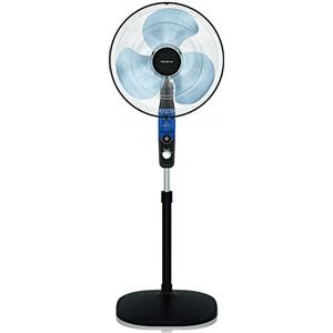 Rowenta Essential, Anti-mosquito, Ventilatore a Piantana, 3 Velocità, Ventilatore Silenzioso, Funzione anti-zanzare, Oscillazione 120 gradi, Altezza Regolabile, VU4420