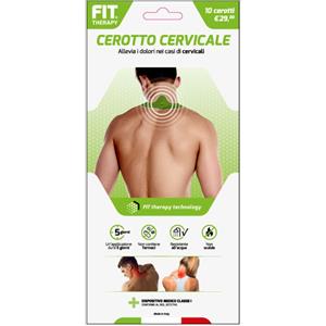 D.FENSTEC Fit Therapy Patch Cerotto Cervicale - 10 Cerotti per Sollievo Dolore Muscolare al Collo
