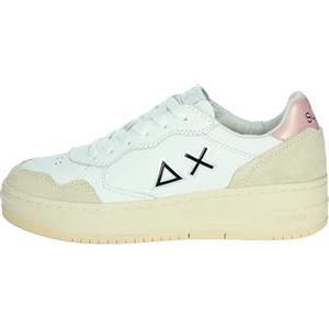 SUN68 Sneakers Donna Basse con Platform Z44234 0131 Basket Love Lady Taglia 39 Bianco