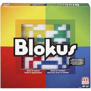 Mattel Games Blokus - Gioco di Strategia - Tabellone con 21 Pezzi Colorati Rossi - Verdi - Gialli - Da Posizionare a Turno - Regalo per Bambini 7+ Anni e Adulti, BJV44