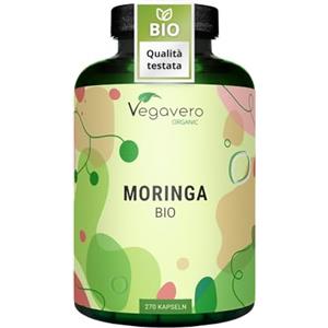 Vegavero MORINGA OLEIFERA capsule Vegavero® | 100% BIO | 600 mg | 270 capsule | Vegan