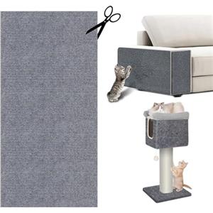 Eyeleaf Materasso antigraffio autoadesivo per divano e parete, 40x400 cm protezione antigraffio per divano gatto - Protezione tagliabile contro i graffi dei gatti, protezione per divano da tappeto per unghie