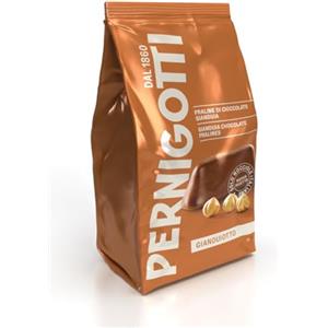 Pernigotti Gianduiotto Classico - Pralina al Cioccolato Gianduia con Nocciole Italiane, Senza Glutine, Incartati Singolarmente, Confezione da 140g