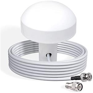 Bingfu Antenna GPS Barca Marino Funghetto BNC e TNC 5m Compatibile con Garmin GPSMAP MAP NavTalk StreetPilot Furuno Matsutec Trimble Ecoscandaglio Trasduttore Unità Ricevitore Modem GPS