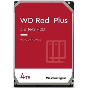 WD Red Plus 4TB NAS Hard Disk Interno 3,5 - 5400 RPM Classe, SATA 6Gb/s, CMR, 128MB Cache