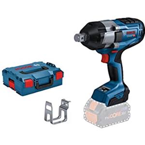 Bosch Professional BITURBO avvitatore a massa battente a batteria GDS 18V-1050 H (coppia di serraggio 1.050 Nm, coppia di spunto 1.700 Nm, batterie e caricabatteria non incl., in L-BOXX 136)