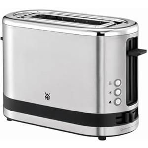 WMF Tostapane per 1 Fetta 04.1410.0011 KITCHENminis Acciaio Inox 600 Watt, 7 Livelli di Tostatura, Salvaspazio