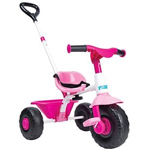 Feber 800012811 Baby Trike Pink - Triciclo per Ragazzi e Ragazze da 1 a 3 Anni, Rosa