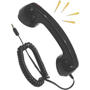 Generico Ricevitore Telefonico Retro - Ricevitore Per Telefono Fisso Con Manico - Telefonico - Per Ufficio Casa Decorazione Nostalgica Festa a Tema e Accessorio Fotografico