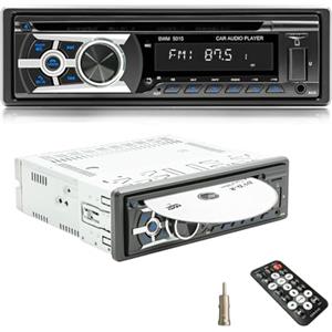 iFreGo Autoradio bluetooth con lettore CD DVD RDS, stereo auto bluetooth, autoradio 1 din USB/TF/MP3/Telecomando/AUX in, radio auto FM/AM, RCA Supporta iOS/Android