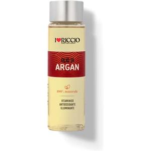 Ilovericcio I Love Riccio Olio di Argan per Capelli, Unghie, Corpo e Viso, Olio Puro di Argan Fortificante, Riparatore e Rigeneratore con Vitamina E e Antiossidanti, Olio Certificato Bio, 100 ml