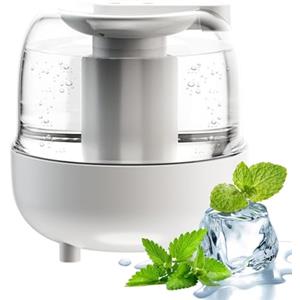 QARIDO Umidificatore Ricaricabile - Umidificatore USB con Luce | Umidificatore con Ricarica USB Alimentato a Batteria con Luce Notturna, spegnimento Automatico, umidificatore da 4 Litri per Sala