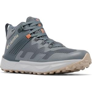 Columbia Facet 75 Mid Outdry (Former Version), Scarponcini da trekking e da trekking a vita media Uomo, Graphite Canvas Tan, 48 EU