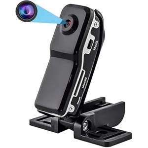 JOJIDE Bodycam, Mini HD DV Camera Body Camcorder Supporto portatile Video Registrazione Sicurezza Sport DVR Webcam Piccola telecamera