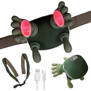 Generico Massaggiatore Elettrico Siaasoo, Massaggiatore Portatile Cervicale A Forma Di Mano, 3 Impostazioni Di Velocità, 2 Modalità Riscaldamento, Design Simulato Della Mano Per Alleviare Il