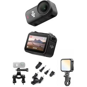 DJI Osmo Nano Combo Standard - Piccola fotocamera per vlog 4K/60fps con un sensore da 1/1,3″, video con ampio FOV di 143°, Registrazione di 200 minuti, Fotocamera magnetica POV (128 GB Bundle 1)