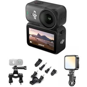 DJI Osmo Nano Combo Standard - Piccola fotocamera per vlog 4K/60fps con un sensore da 1/1,3″, video con ampio FOV di 143°, Registrazione di 200 minuti, Fotocamera magnetica POV (64 GB Bundle 1)