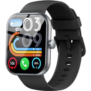 Matast 2026 Smartwatch Uomo Donna, 1.96" Orologio Smartwatch con Effettua/Risposta Chiamate, 110+ Sportive Fitness Tracker con Cardiofrequenzimetro Sonno Contapassi, IP68 Smart Watch per Android/iOS