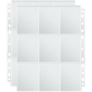 PESLNG Buste per Carte Collezionabili - 40 Pagine, 720 Tasche (Trasparente)