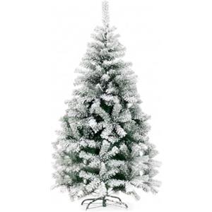 Avilia Albero di Natale Artificiale Innevato di 210 cm con 1078 Rami. Perfetto per Interni, Pronto per Essere Decorato con Luci e Ornamenti Natalizi con Base in Metallo e Innesto Facile Ø 110 cm