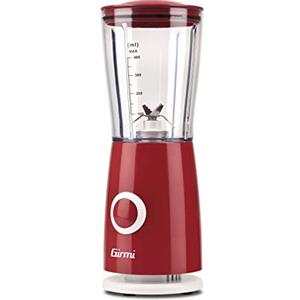 Girmi FR03 Frullatore Elettrico, 170W, 4 Lame In Acciaio INOX, 400 ml, Rosso