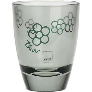 THUN, Set 2 Bicchieri Acqua in Vetro, Linea AbbracciAMI, Set da Collezione per la cucina, Idea Regalo, 10.5 x 8.15 x 8.15 cm