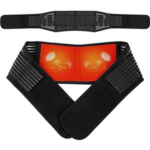 ACWOO Fascia Lombare Riscaldamento, Fascia Lombare Posturale Regolabile per Uomini e Donne, Cintura Riscaldante Fascia Supporto Lombare, Cintura addominale per alleviare il dolore lombare, Sciatica