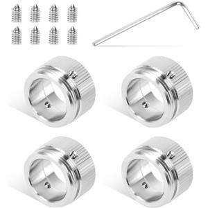 prota 4 Pezzi Adattatori Per Termostato Del Radiatore, Valvola Del Radiatore Valvola Del Radiatore in Acciaio Inox 304, M30 x 1.5 Adattatore per Radiatore con Chiave Esagonale Vite