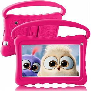 zcobro Tablet per bambini da 7 pollici, tablet per bambini con custodia protettiva 2 GB+32 GB, tablet per bambini con WiFi per ragazzi, quad-core IPS doppia fotocamera Bluetooth di sicurezza bambini
