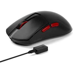 DAREU A950 Wing 8K Mouse da gioco wireless leggero 1,23 oz (35 g), sensore ottico PAW3950 30K personalizzato, doppia frequenza di polling 8k cablato/wireless, simmetrico, 5 pulsanti programmabili